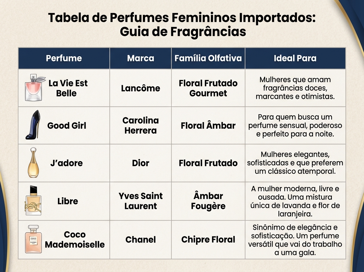 Veja Quais S&atilde;o os Perfumes Importados Femininos Mais Vendidos Hoje