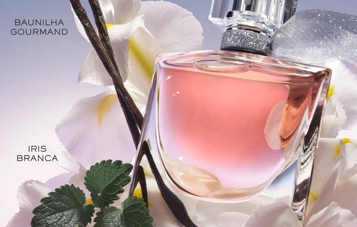 Perfume Feminino L' Eau de Parfum Fragrância Floral Gourmand Inebriante com Notas de Íris Nobre, Baunilha e Pralinê La Vie Est Belle Lancôme, Frasco com 100ml